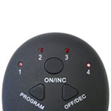 utilizzare telecomando per scegliere uno dei 6 programmi e intensità di stimolazione utilizzare telecomando per scegliere uno dei 6 programmi e intensità di stimolazione
