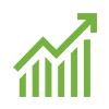 bar chart where the graph is going up and an arrow showing it to show success bar chart where the graph is going up and an arrow showing it to show success