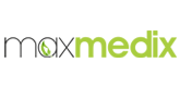 logo MaxMedix in nero e verde chiaro su sfondo bianco logo MaxMedix in nero e verde chiaro su sfondo bianco