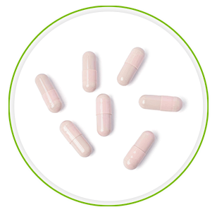 capsula di pure bacche di acai viola integratore ricco di vitamine naturale
