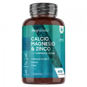 Calcio, Magnesio e Zinco con Vitamina D3