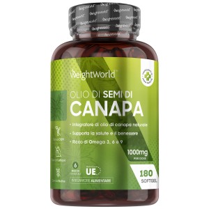 Olio di Semi di Canapa in Softgels
