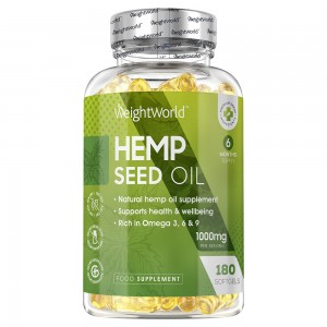 Olio di Semi di Canapa in Softgels Olio di Semi di Canapa 1000mg in Softgels