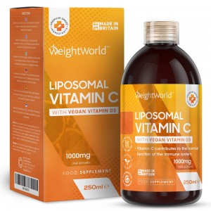 Vitamina C Liposomiale con Vitamina D3 Vegan