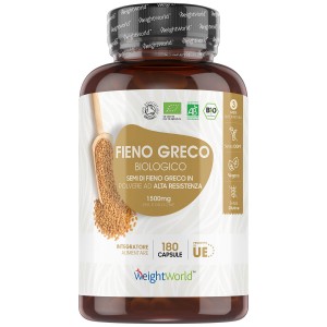 Capsule 100% biologiche di fieno greco