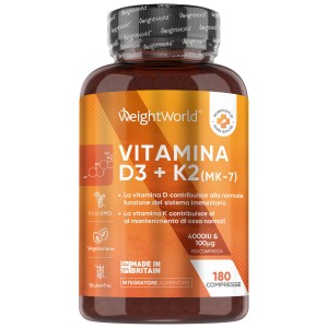 Compresse Vitamina D3 e K2 