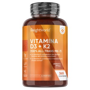 Vitamina D3 e K2 2000 ui