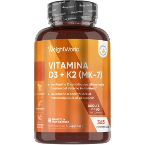 Vitamina D3 e K2 2000 ui