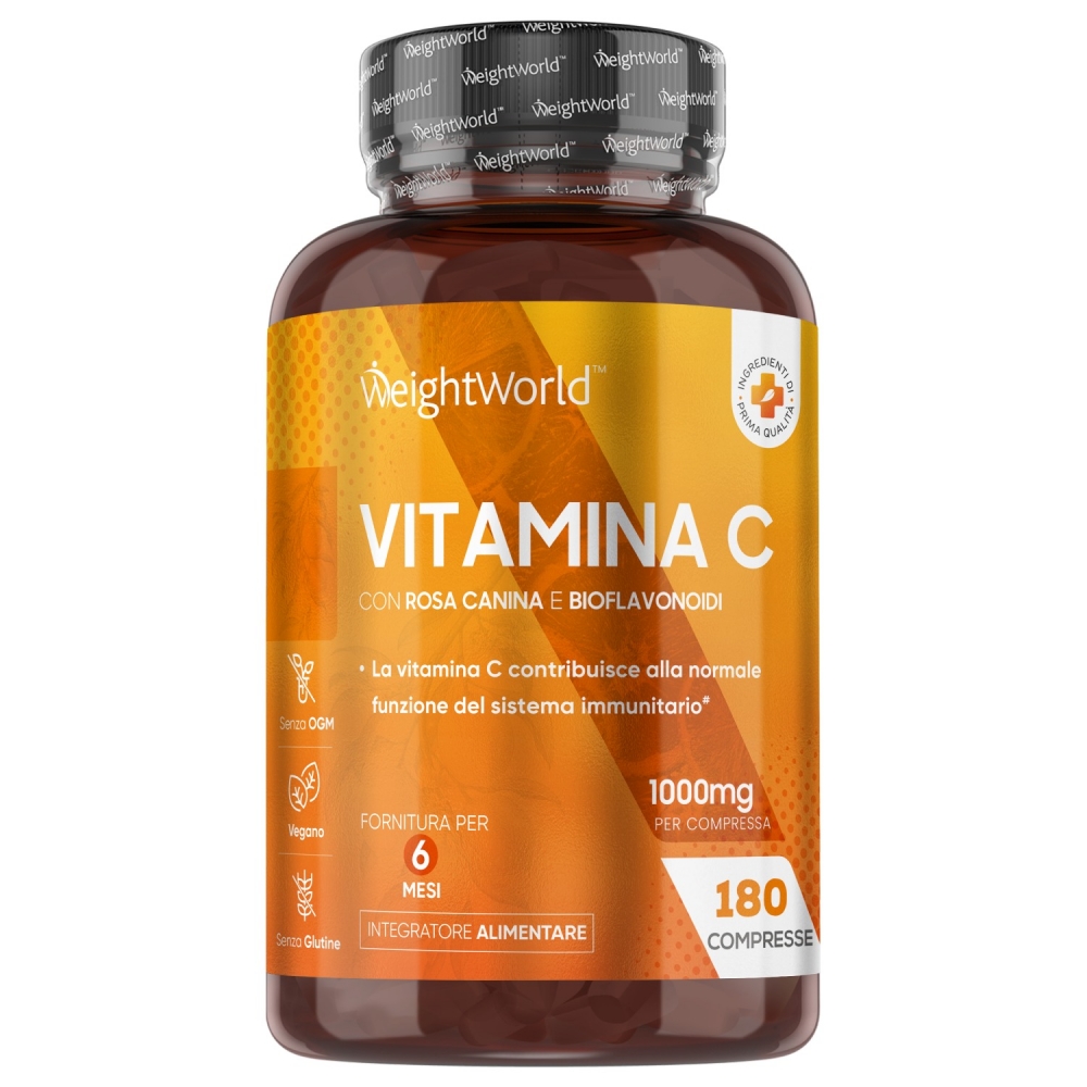 Acquista Vitamina C con Rosa Canina e Bioflavonoidi WeightWorld