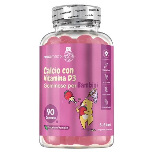 Gummies Calcio e Vitamina D3 per Bambini