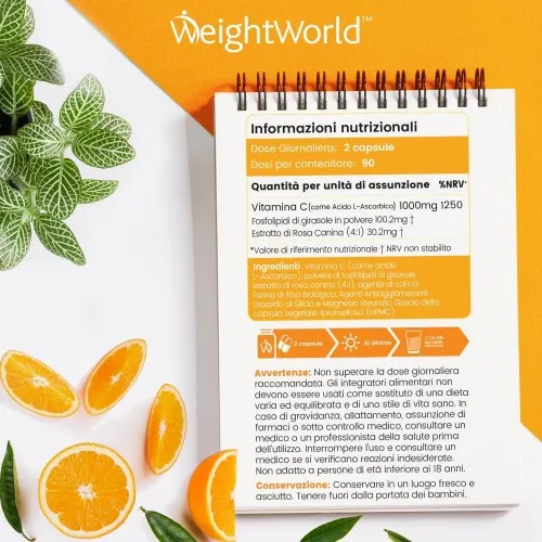VITAMINA C LIPOSOMIALE Vegana - Vitamina C 1000mg In 180 Capsule Di Vit - Foto 4