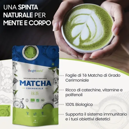 Matcha Tea, Tè Matcha Organico in Polvere