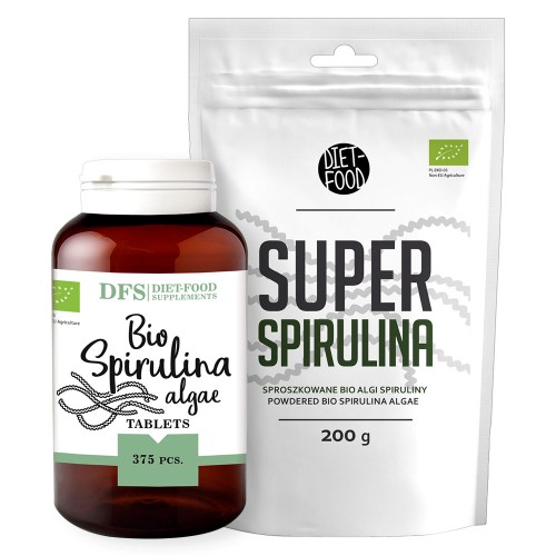 spirulina in compresse e polvere
