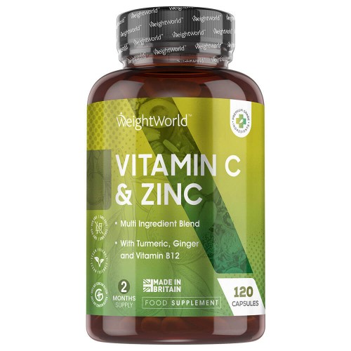Vitamina C & Zinco Capsule - Benessere Naturale per le Difese Immunitarie - WeightWorld