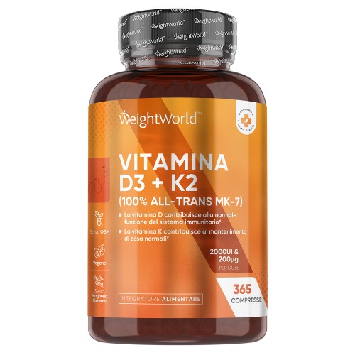 Vitamina D3 e K2 2000 ui