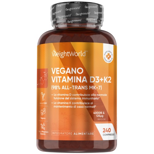 Compresse Vitamina D3 e K2 