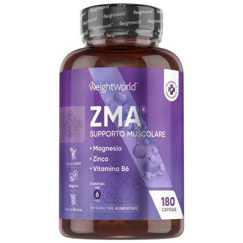 Acquista ZMA 180 Capsule Energia e Recupero Post Workout WeightWorld