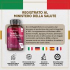 L'integratore Trans-Resveratrolo con Quercetina di WeightWorld è registrato al Ministero della Salute