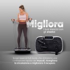Esercizi con elastici e pedana vibrante WeightWorld