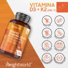 Caratteristiche di Vitamina D3 e K2 in Compresse WeightWorld