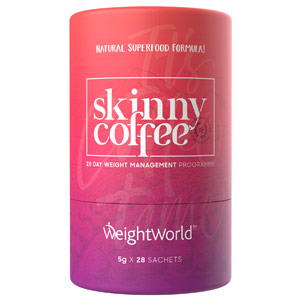 skinny coffee caffè dimagrante weightworld confezione bianca 60g caffè macinato WeightWorld