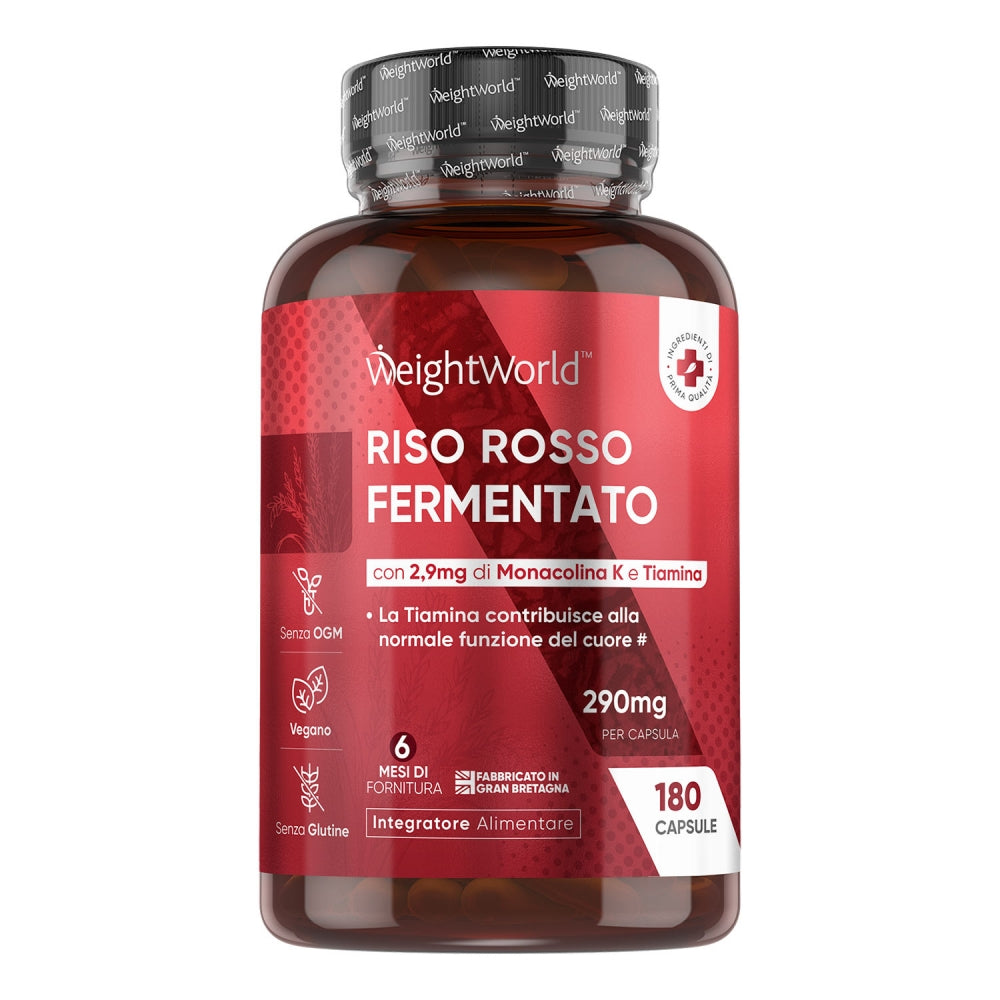Confezione di Riso Rosso Fermentato Capsule da 290 mg WeightWorld