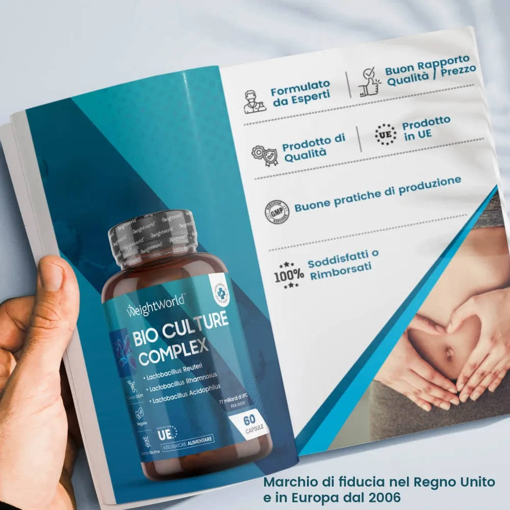 Benefici di Bio Culture Complex Probiotico in capsule