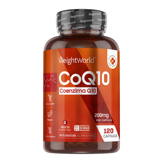 Confezione Coenzima Q10 Capsule CoQ10 Puro WeightWorld