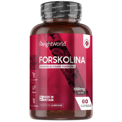 Confezione di Forskolina in 60 capsule WeightWorld