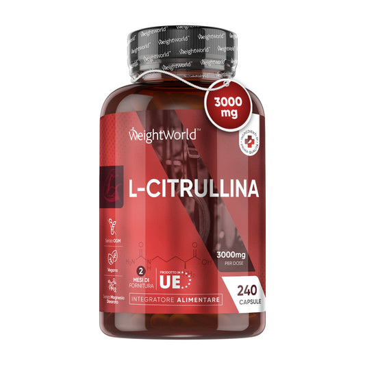 Confezione L-Citrullina in Capsule WeightWorld