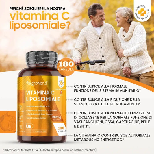 Perché scegliere la Vitamina C Liposomiale in Capsule WeightWorld