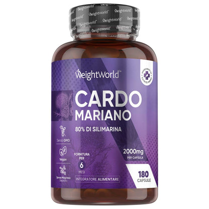 Confezione di Cardo Mariano in Capsule WeightWorld