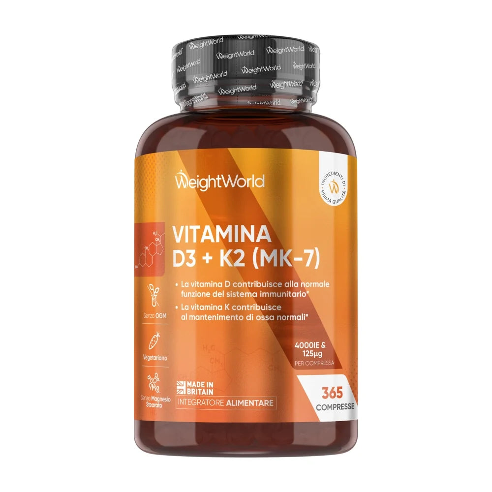Vitamina D3 e K2 4000 ui
