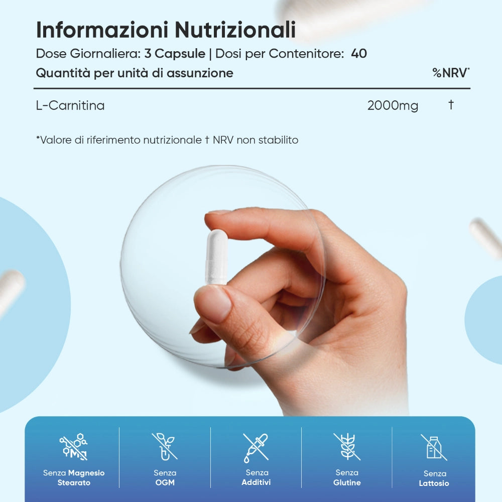 come assumere l carnitina L-Carnitina 2000 mg | 120 Capsule come assumere l carnitina L-Carnitina 2000 mg | 120 Capsule